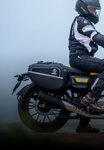 Rynox Nomad saddlebag Purpose Built Form factor